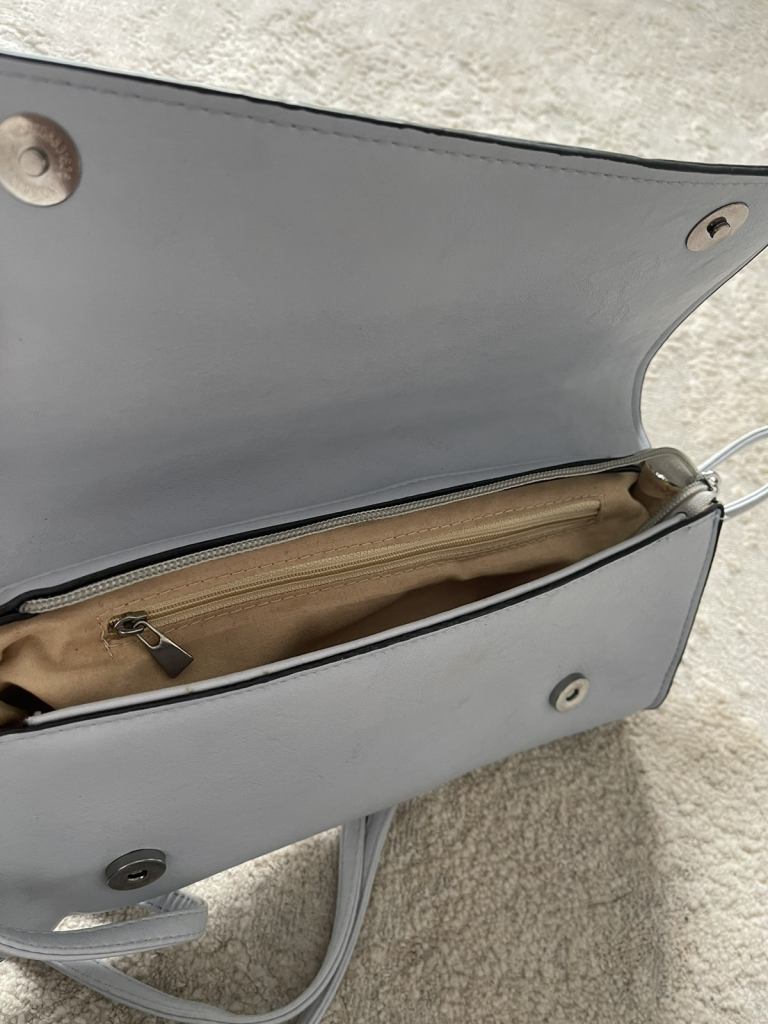 Light blue new hand bag 