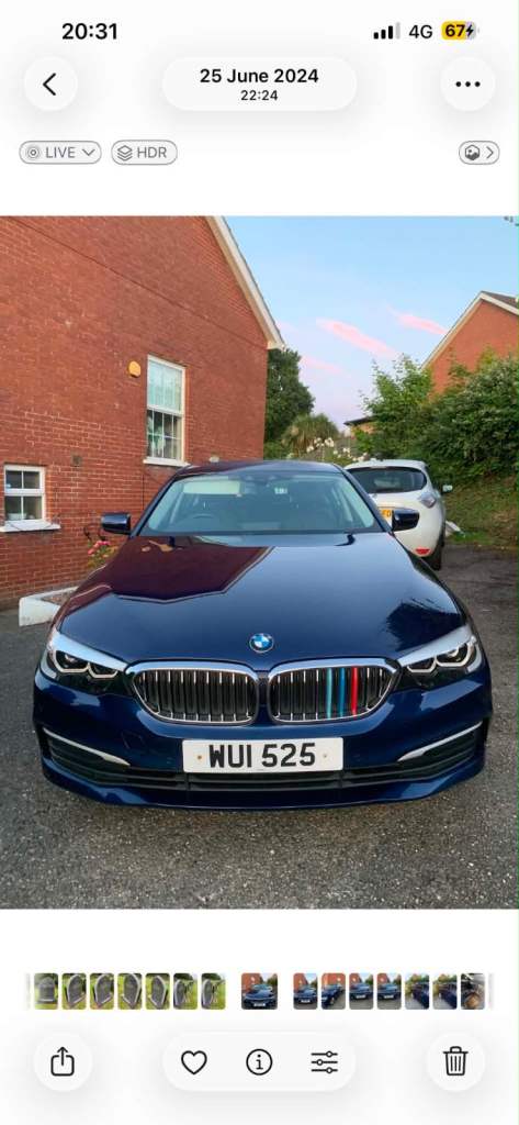 BMW, 5 SERIES, Saloon, 2018, Semi-Auto, 1995 (cc), 4 doors