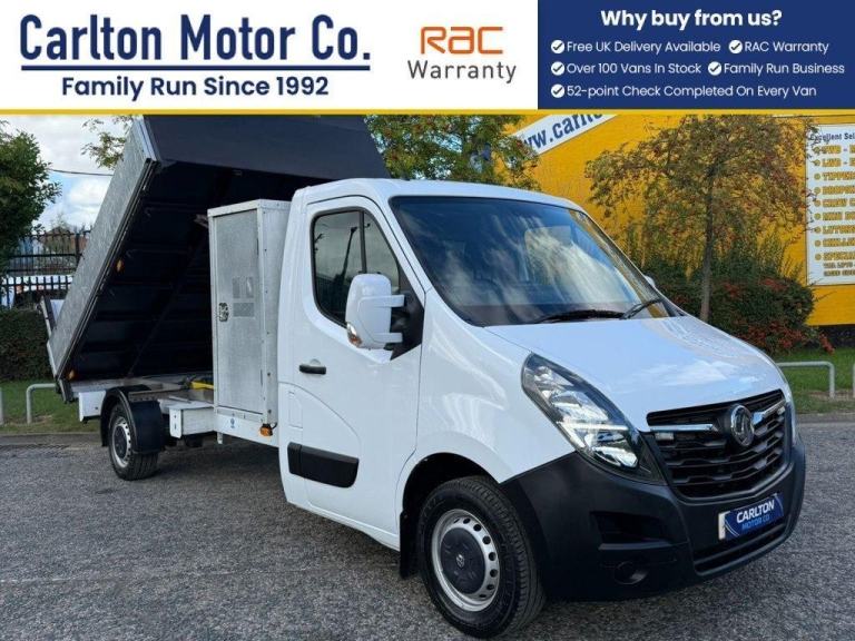 2021 Vauxhall Movano 2.3 CDTi 3500 BiTurbo L3 H1 [ TIPPER, POD TOOL BOX ,T/LIFT 