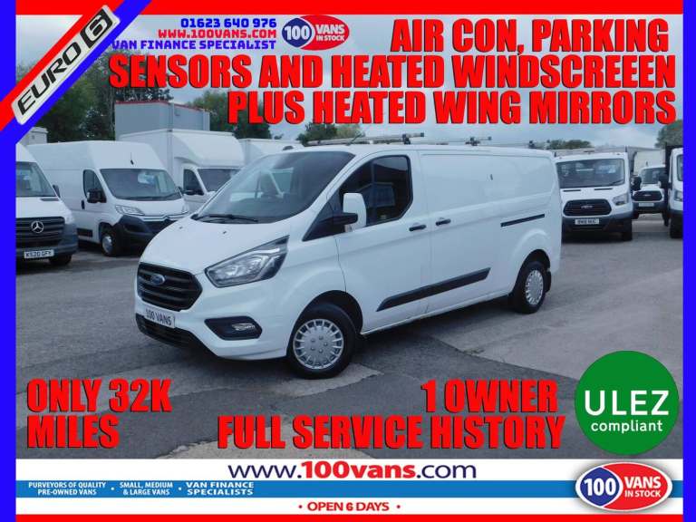2022 Ford Transit Custom 2.0 EcoBlue 130ps Low Roof Trend Van PANEL VAN DIESEL Manual