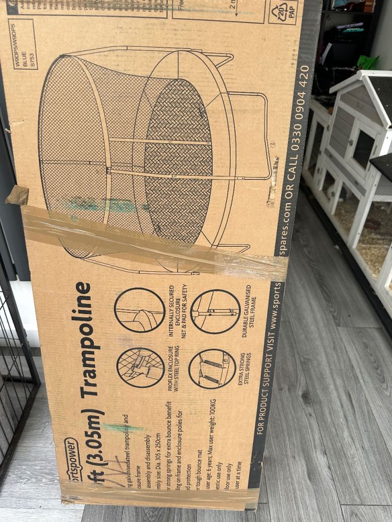 10ft round trampoline 