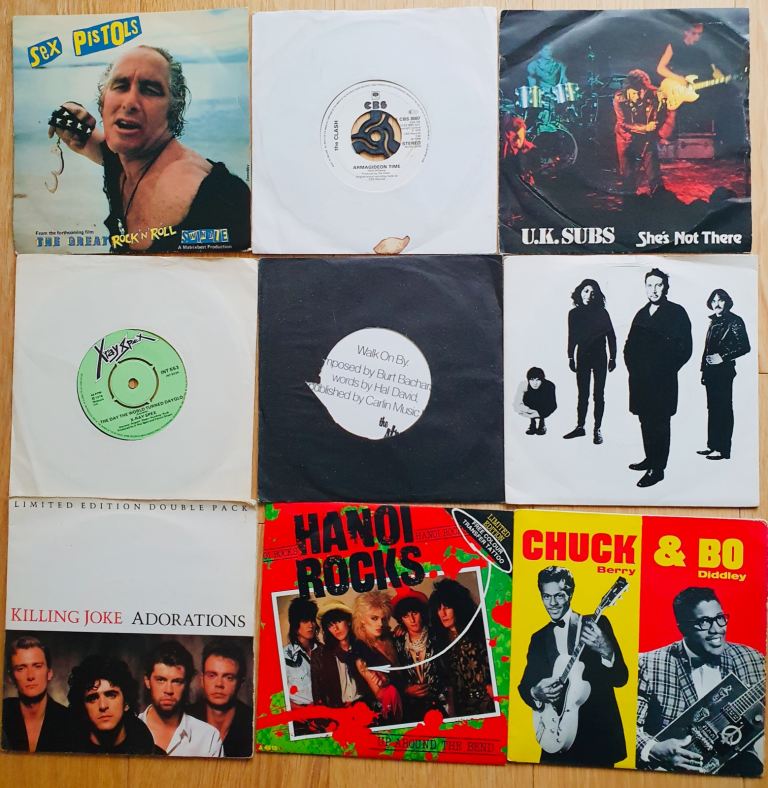  VINYL SEX PISTOLS CLASH STRANGLERS KILLING JOKE XRAY SPEX AND MORE