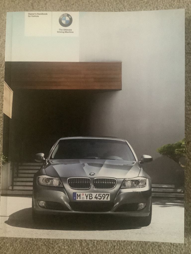 BMW E90 E91 E92 handbook