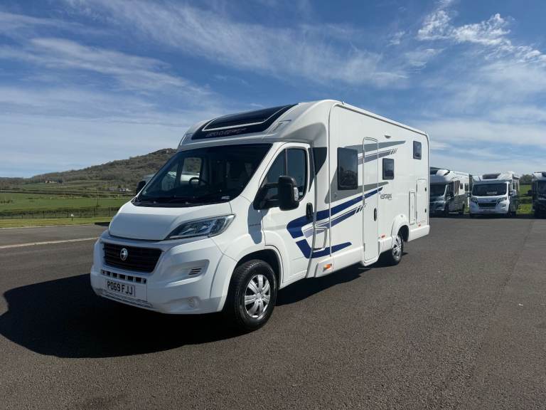 2019 SWIFT ESCAPE 684 4 BERTH FIXED BED MOTORHOME WITH ONLY 9K MILES ANDERSON MOTORHOME SALES