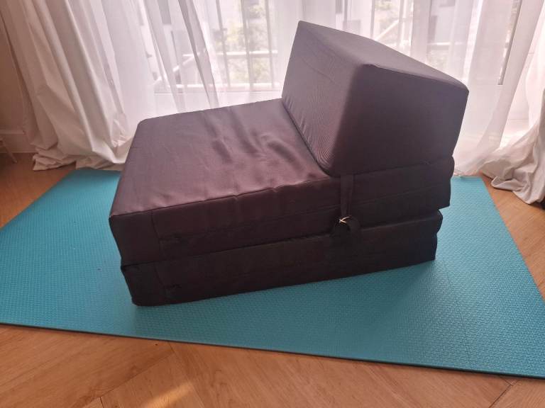 Folding soft chair bed