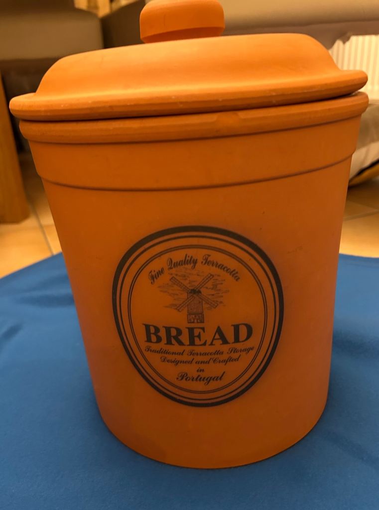 Vintage Terracotta Bread Bin