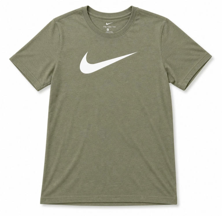Nike Dri-Fit Top Womens UK 6 XS Light Green Gym Performance