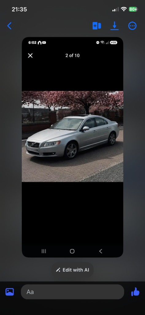 Volvo, S80, Saloon, 2007, Semi-Auto, 2400 (cc), 4 doors