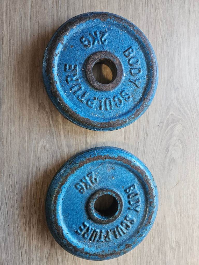Body Sculpture 2KG Weight Plates - Pair