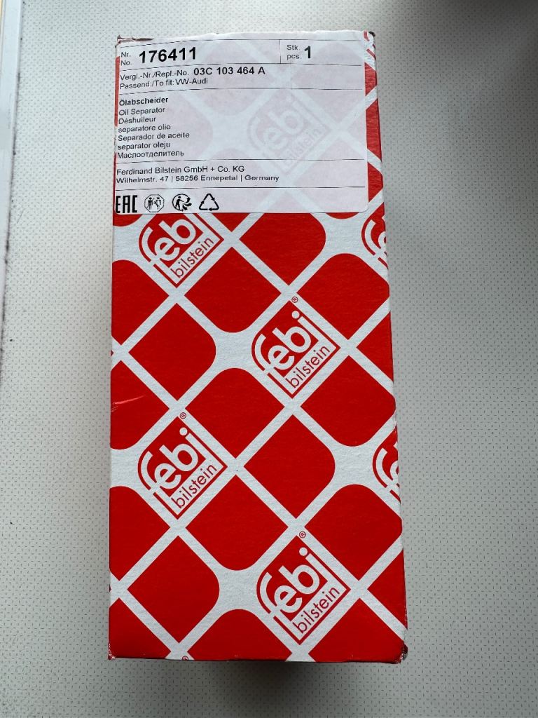 Vw Skoda Seat 1.2 12v Oil Separator