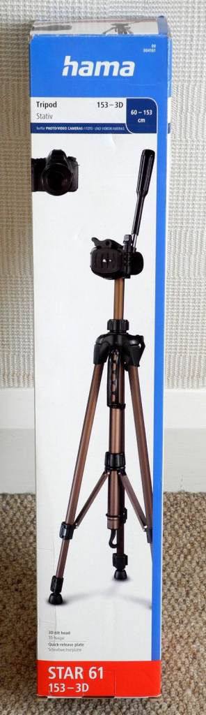 HAMA STAR-61 153-3D 60cm-153CM TRIPOD - Boxed & Complete