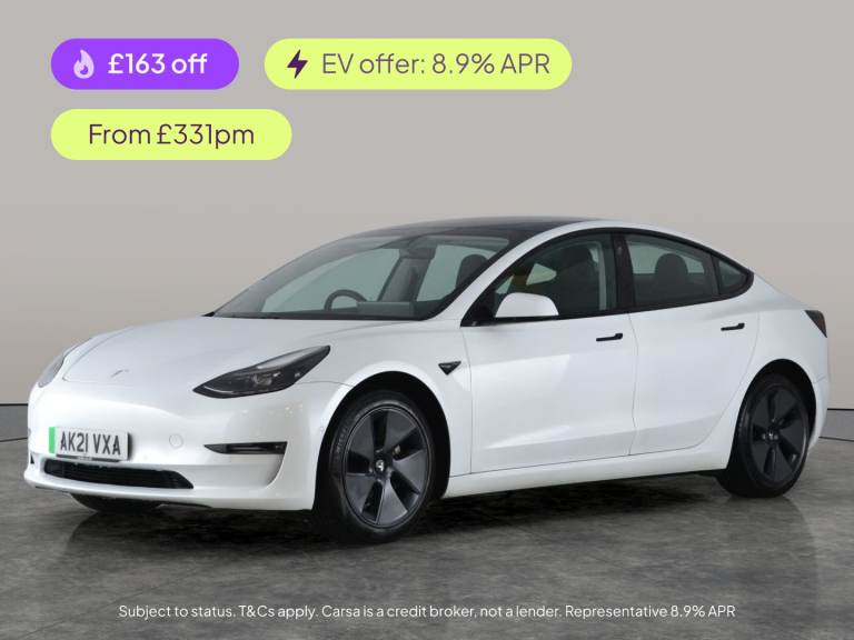 2021 Tesla Model 3 (Dual Motor) Long Range Saloon 4dr Electric Auto 4WDE (346 ps) - PARK ASSIS Sa...