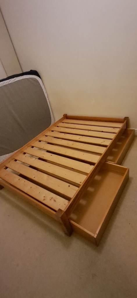 image for Warren Evans Double Bed With 2 Storage Drawers