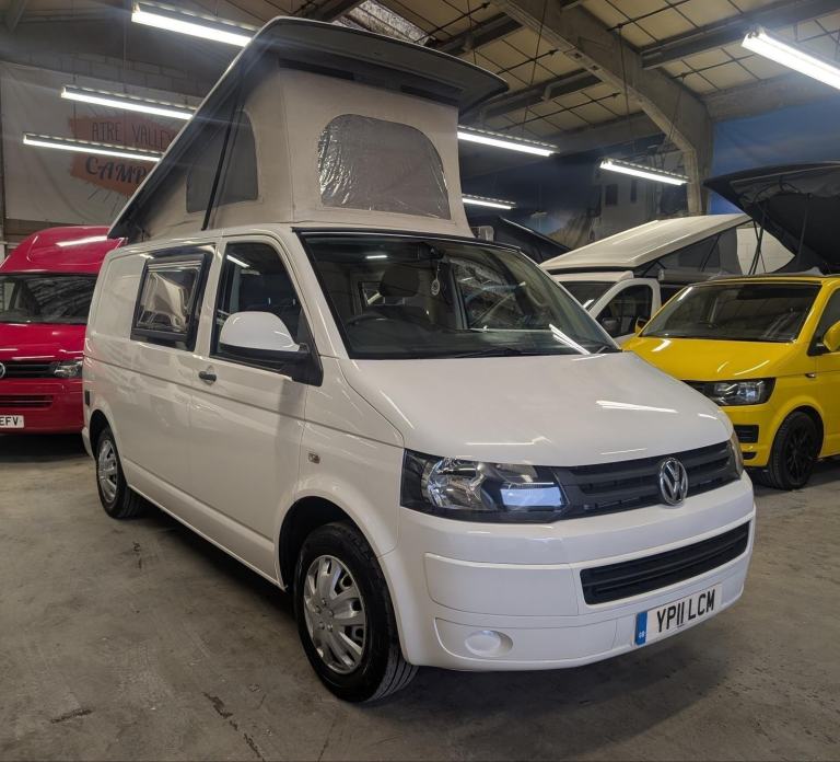 VW T5 TRANSPORTER T28 WELLHOUSE LEISURE POP-TOP CAMPERVAN IN SUPERB CONDITION 