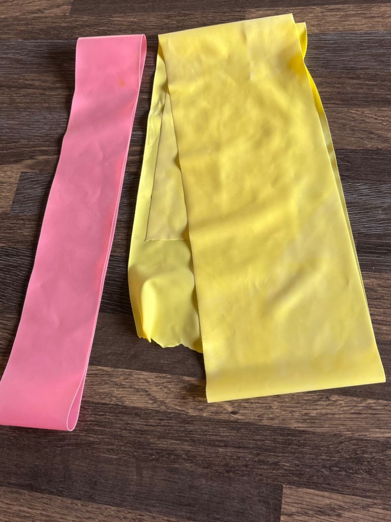 2 exercise bands £3