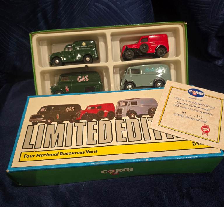 Corgi Four National Resources Vans