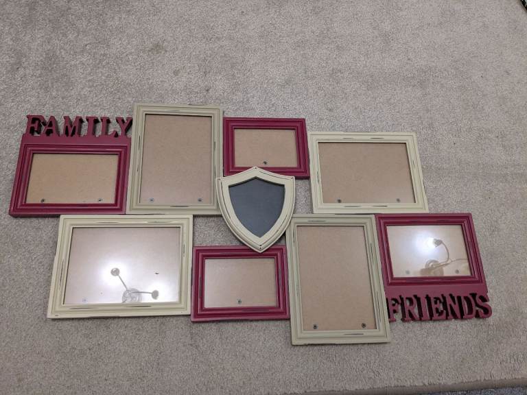 Vintage Family Friends Photo Frame Collage