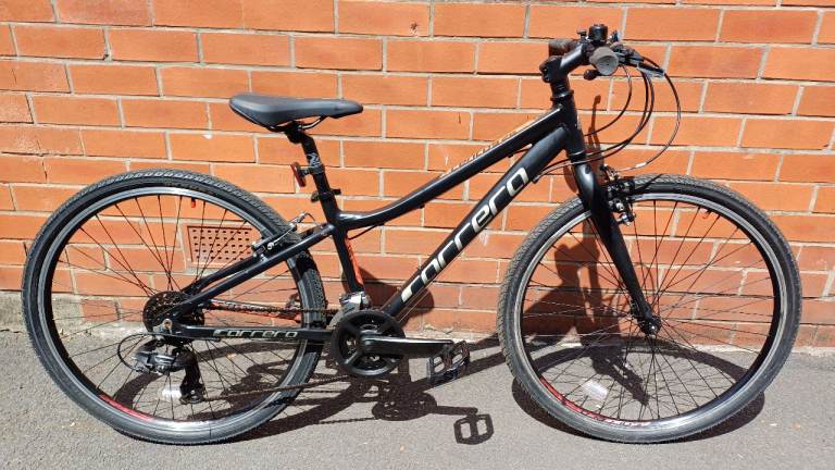 Carrera Centos Junior Hybrid City Bike -  lightweight frame , comfortable Carrera seat , good brakes