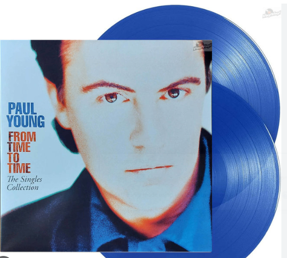 Paul Young ‎–Time To Time The Singles- 2×Vinyl, Limited Edition, Numbered Translucent Blue Gatefold