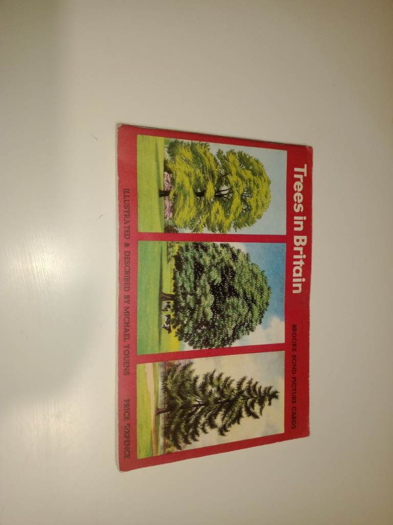 Vintage Retro book Album Tea cards Brooke Bond full set Trees in Britain