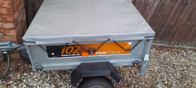 Erde 102 camping tipper trailer 
