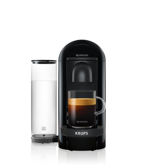 Nespresso Krups Vertuo Plus Coffee Machine - Black 