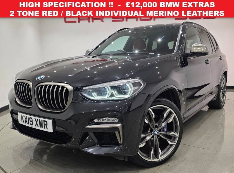 2019 19 BMW X3 3.0 M40D SUV 5DR DIESEL AUTO XDRIVE EURO 6 (S/S) (326 PS)
