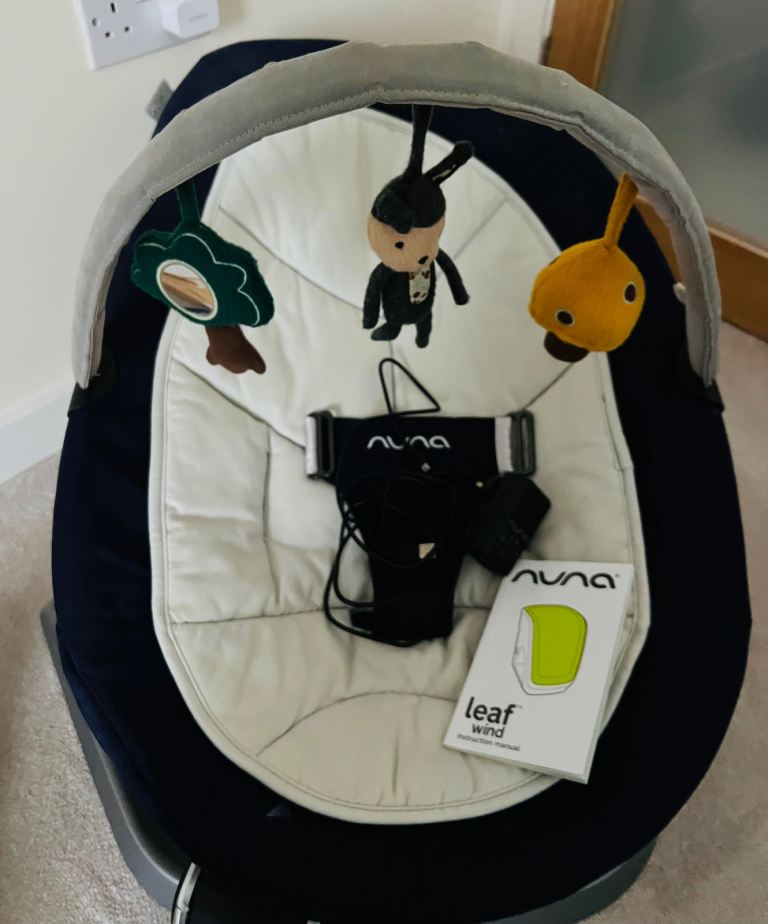 Nuna Leaf Wind baby rocker swing chair