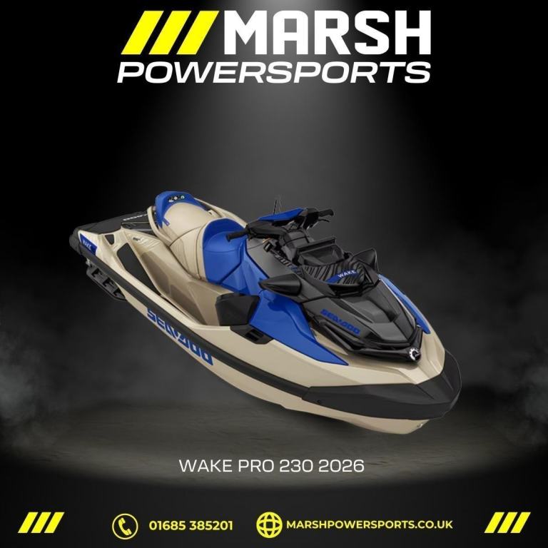 Wake Pro 230 2026 Model - Seadoo Main Dealer - Reserve NOW!