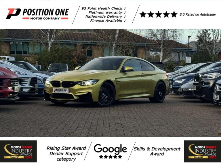 2018 BMW M4 3.0 BiTurbo Competition Coupe 2dr Petrol DCT Euro 6 (s/s) (450 ps) Coupe Petrol Autom...
