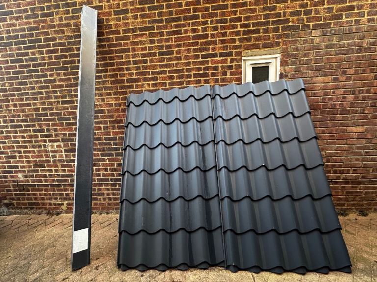 2x Tile Form GreenCoat Pural Coated Roof Sheets