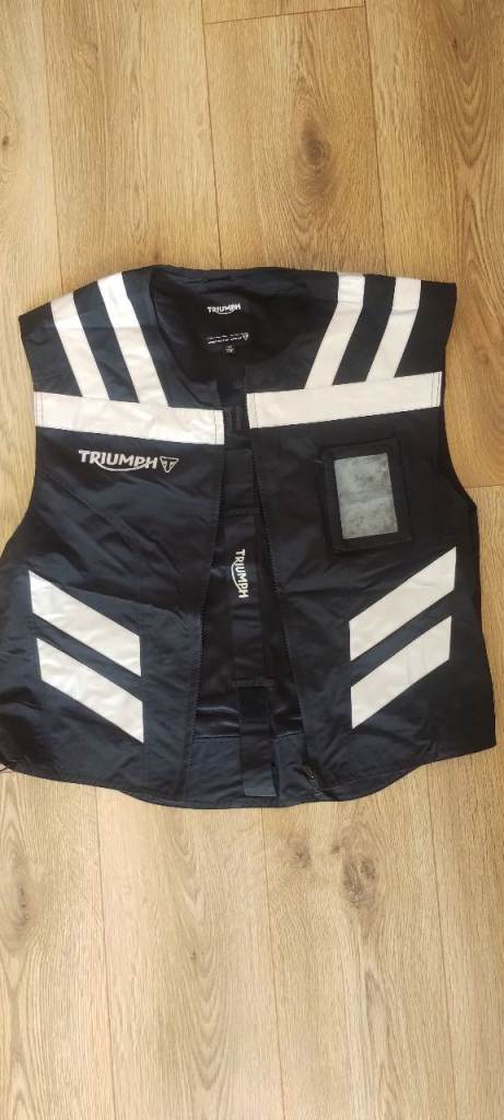 Triumph motorcycle bright vest