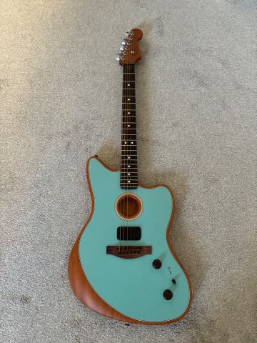 Fender Acoustasonic Player Jazzmaster (Ice Blue) | in Strabane