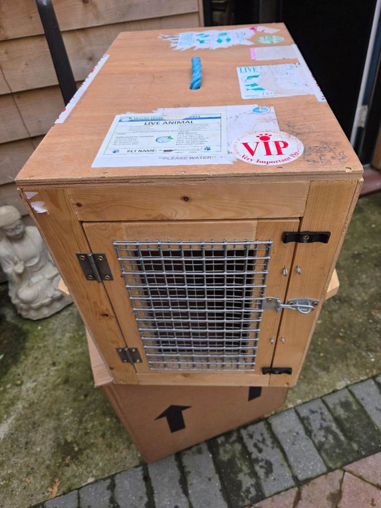 High quality wooden transport crate 
