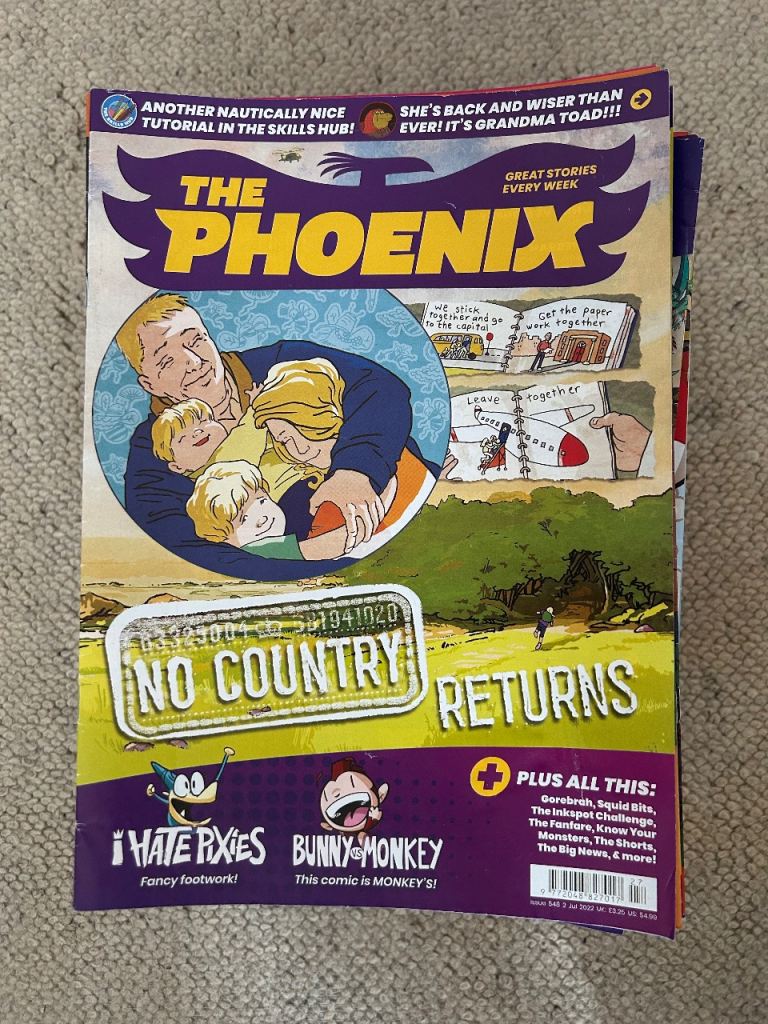 The Phoenix Weekly Story Comic - Stack of Kids' Magazines