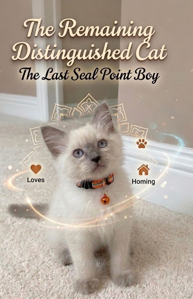 The LAST BOY Blue-Eyed Pure Ragdoll Kittens