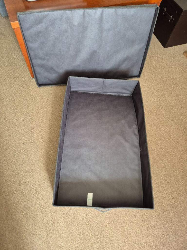 Fabric Grey Underbed Storage Box