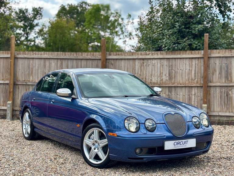2004 Jaguar S-Type R 4.2 V8 Supercharged 400BHP Automatic Metallic Blue ULEZ