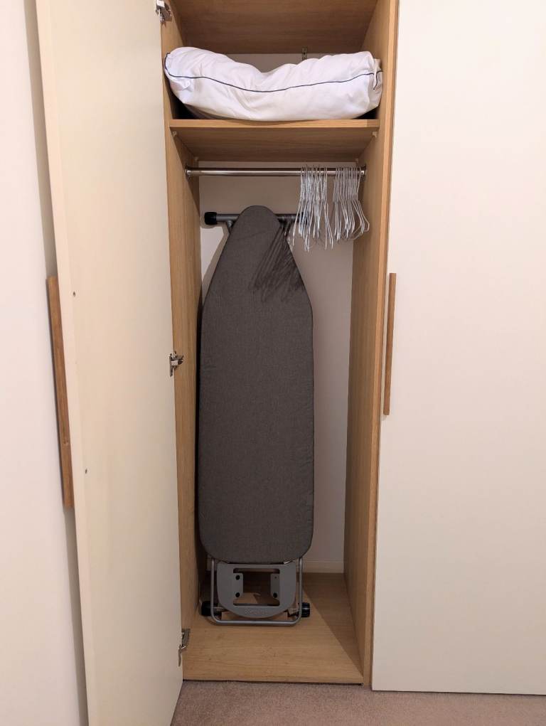 Free ironing board and wire hangers