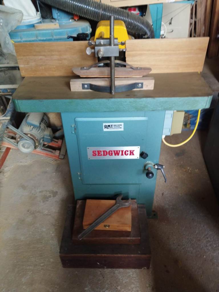 Sedgwick, Type GW Spindle Moulder – 1.5Kw/2HP - 240v, single phase motor