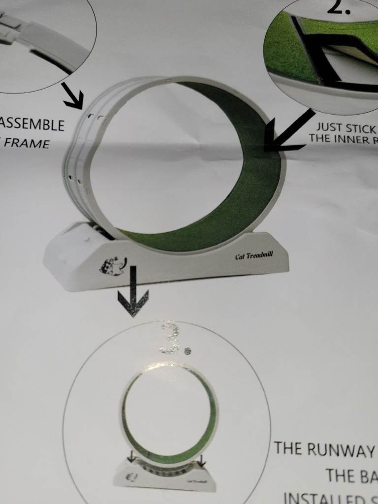 A new still boxed Cat Wheel, Large Cat Exercise Treadmill Wheel with  