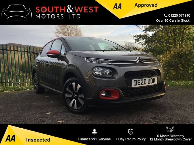 2020 Citroen C3 1.2 PureTech Flair Plus Hatchback 5dr Petrol Manual Euro 6 (s/s) (83 ps) Hatchbac...