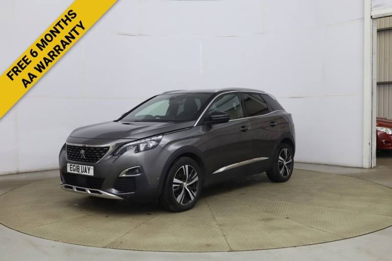 2018 18 PEUGEOT 3008 1.5 BLUEHDI GT LINE SUV 5DR DIESEL MANUAL EURO 6 (S/S) (130