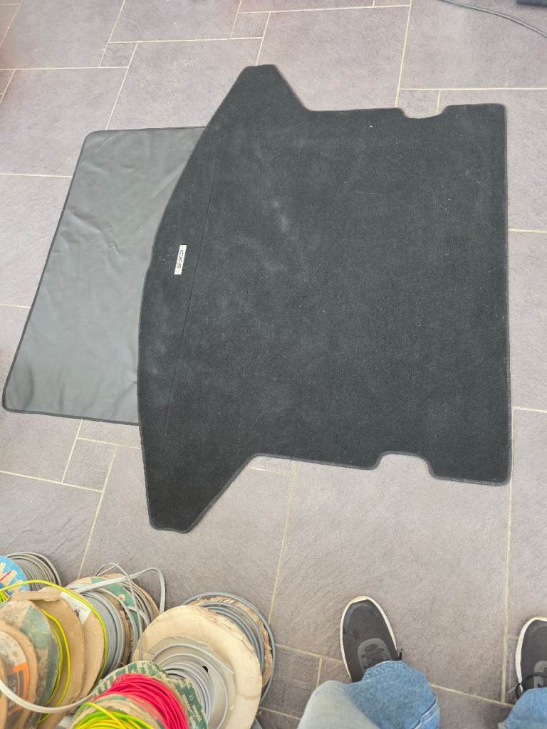 CX-5 (From 2017 Model) Black Carpet Boot Liner with Bumper Protector