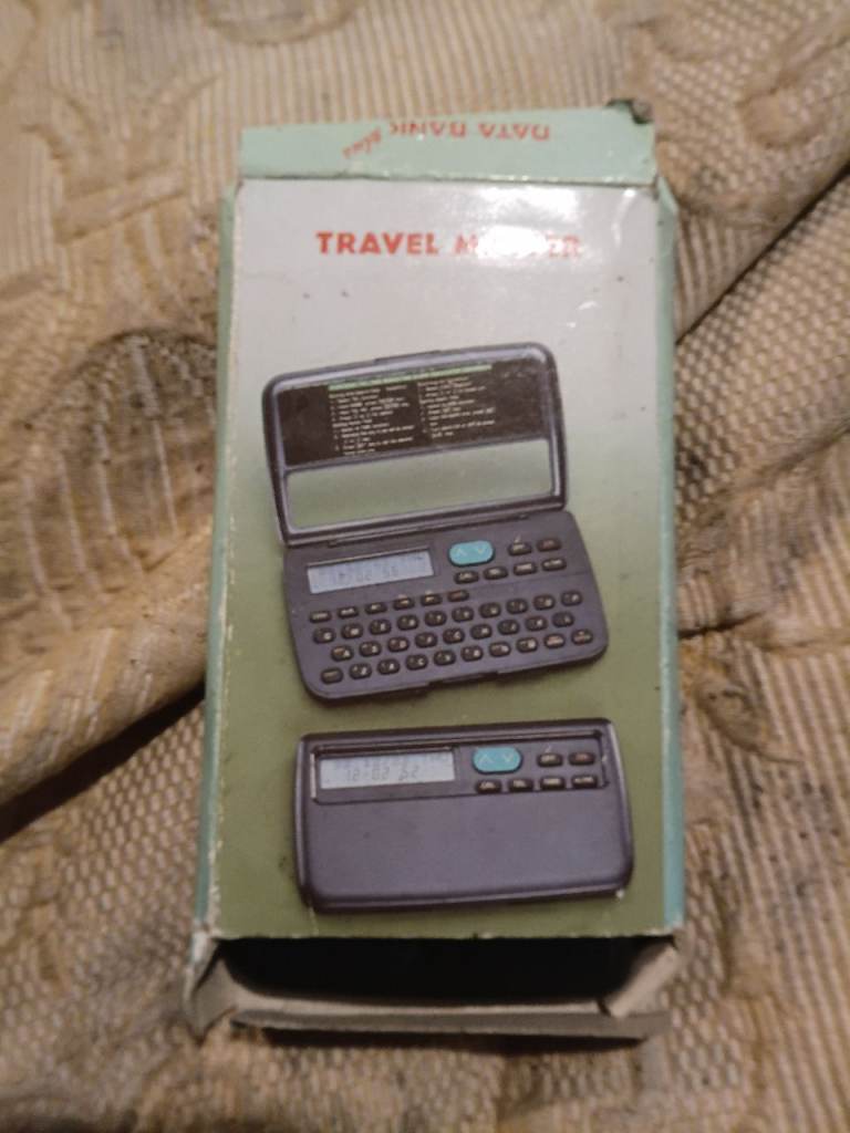 Vintage Travel Master Data Bank PDA – Good Condition