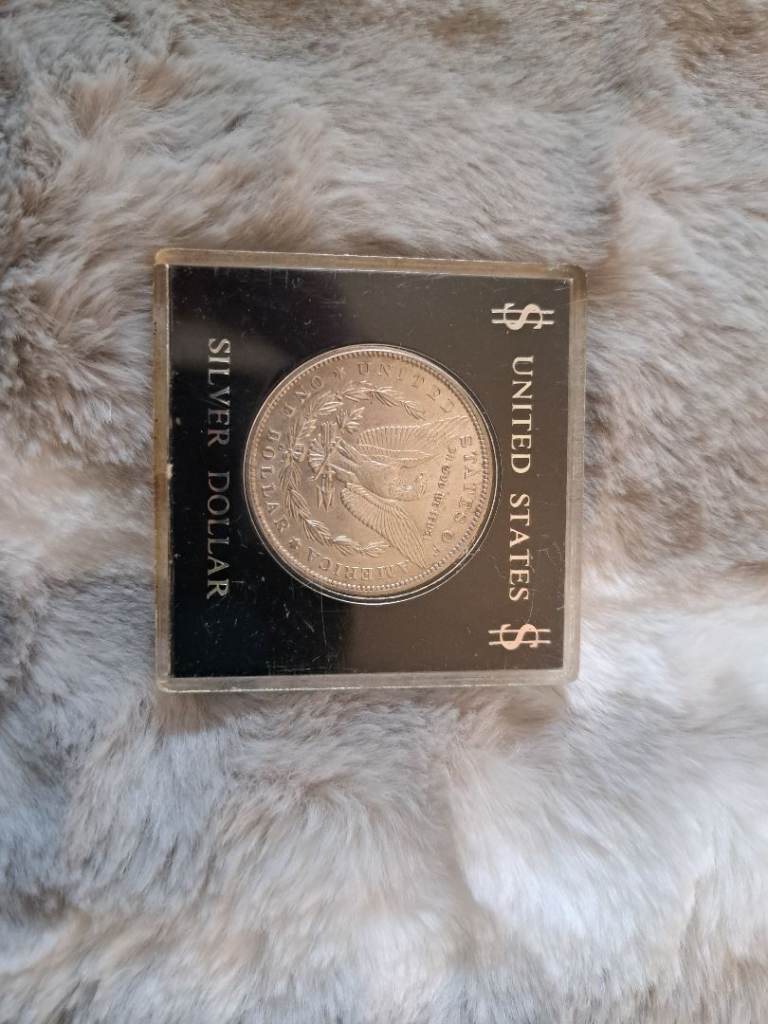 United States silver dollar coin 1885 £75 ono