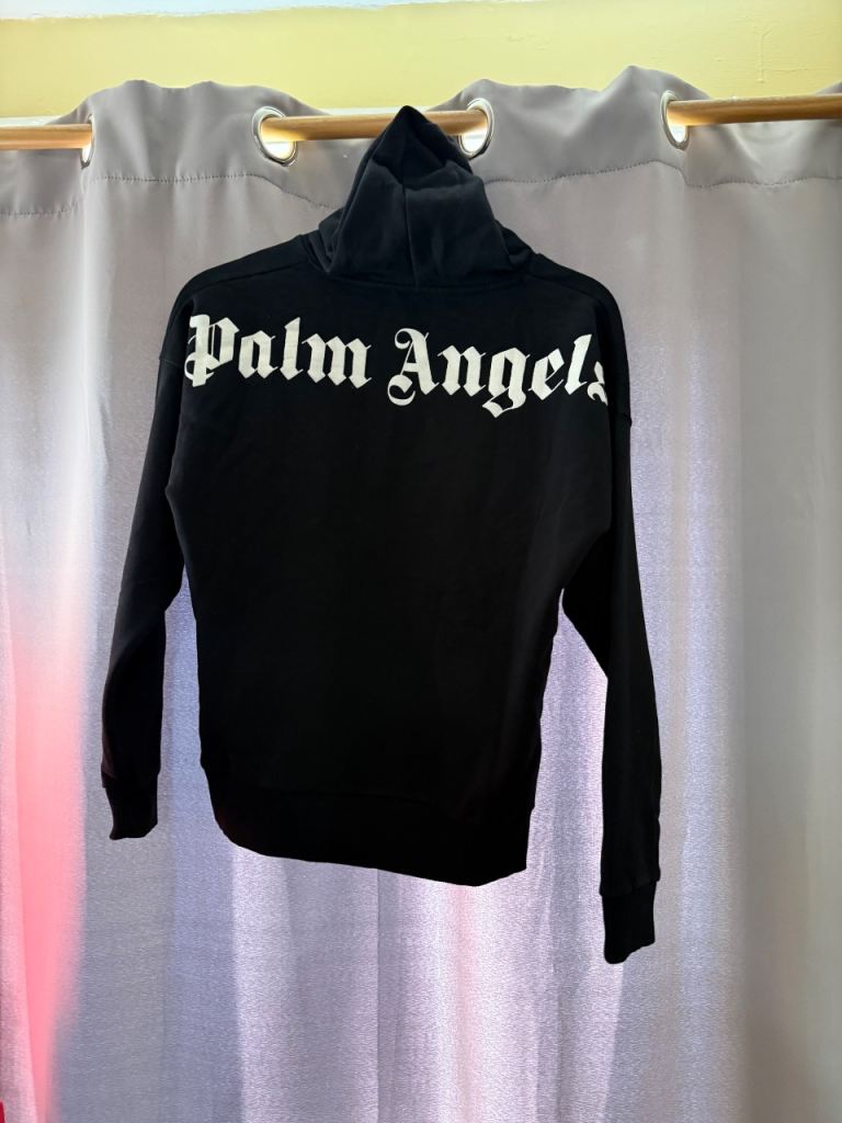 Palm Angels Kids Hoodie Black (Age 12) – Brand New | Logo Print