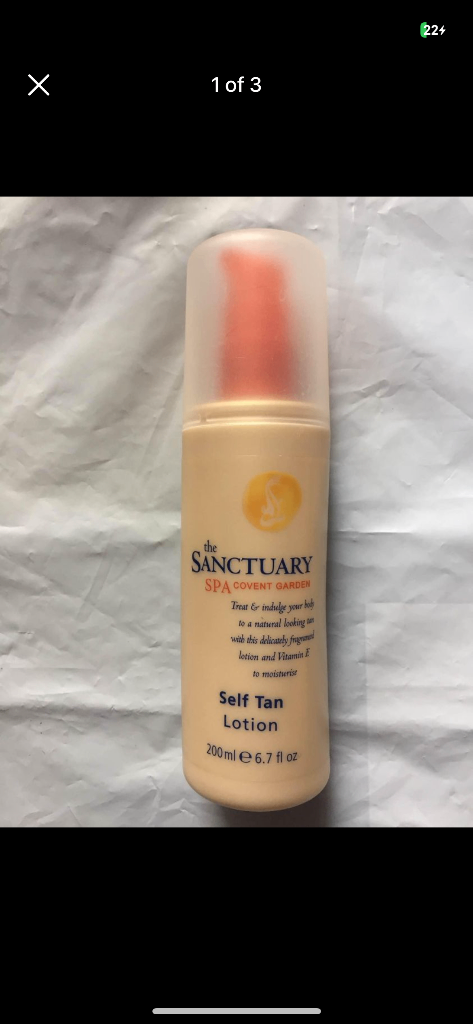 (100) Sanctuary Spa self tan lotion, 200ml , new!