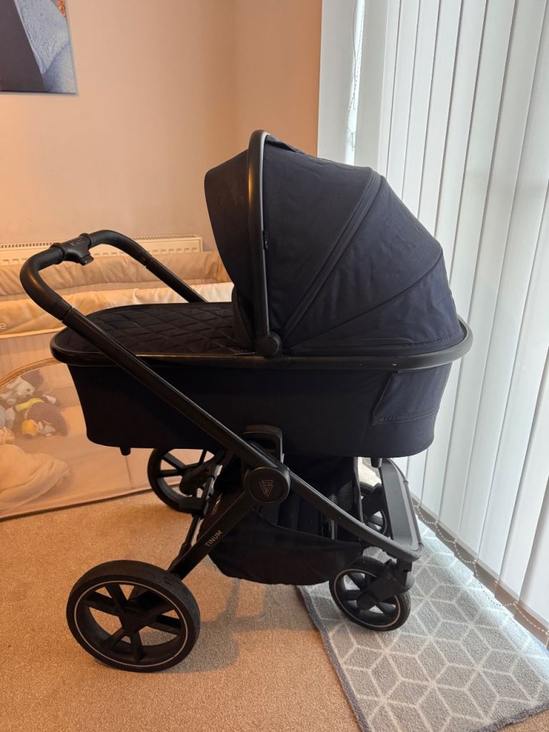 Venicci Tinum Travel System 3-in-1 Pram – Navy, Excellent Condition