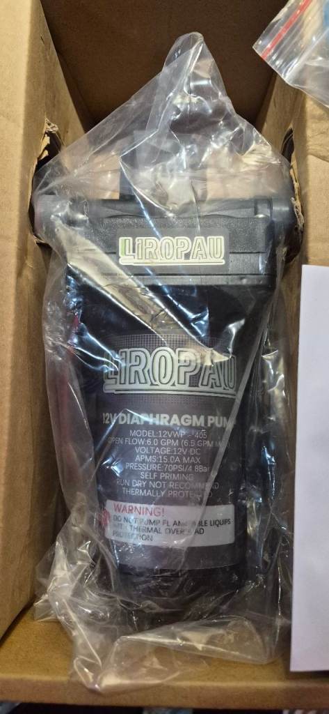 LIROPAU 12v DC automatic water pump caravan motorhome 